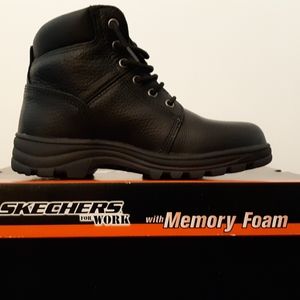 Women's Skechers Leather Workboots